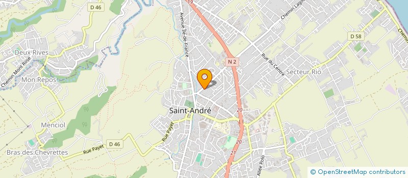 localisation de l'entreprise ALLAN VIDEO à SAINT-ANDRE
