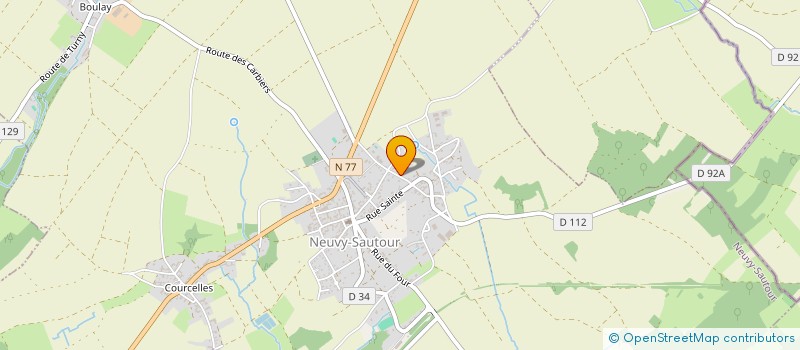 localisation de l'entreprise ALLANA  NEUVY SAUTOUR