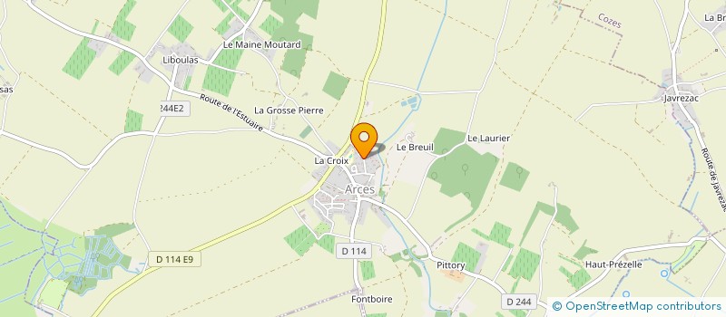 localisation de l'entreprise ALLANIC  ARCES