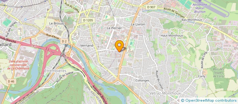 localisation de l'entreprise ALLANIMMO  VETRAZ-MONTHOUX