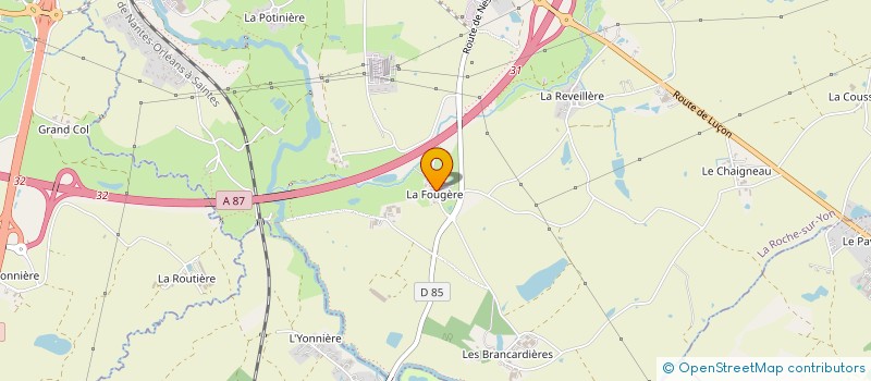 localisation de l'entreprise ALLANO ALEXIS à ROCHE SUR YON (LA)