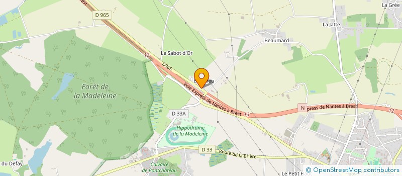 localisation de l'entreprise ALLARD  PONTCHATEAU