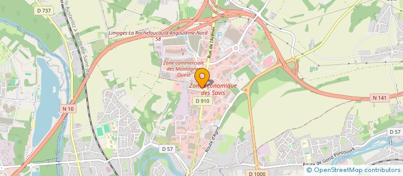 localisation de l'entreprise ALLARD & FILS à CHAMPNIERS