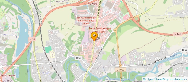 localisation de l'entreprise ALLARD FINANCES à CHAMPNIERS