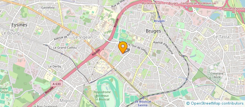 localisation de l'entreprise ALLARD PAYSAGE à BRUGES