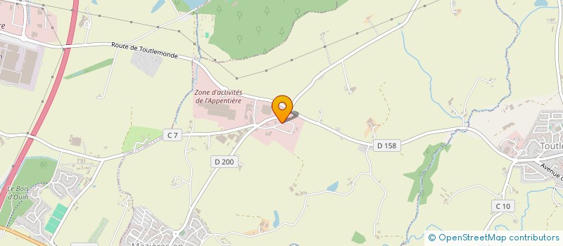 localisation de l'entreprise ALLARD PAYSAGE à MAZIERES-EN-MAUGES