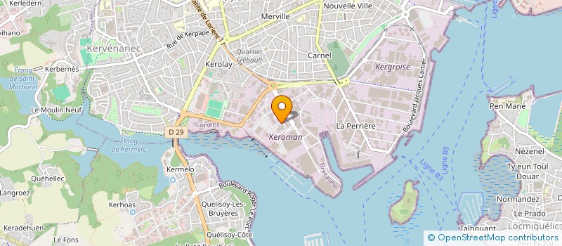 localisation de l'entreprise ALLARD VOILES à LORIENT