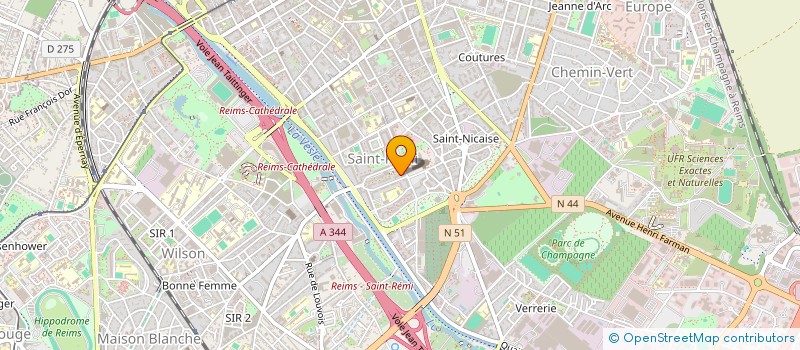 localisation de l'entreprise ALLART BOULARD  REIMS