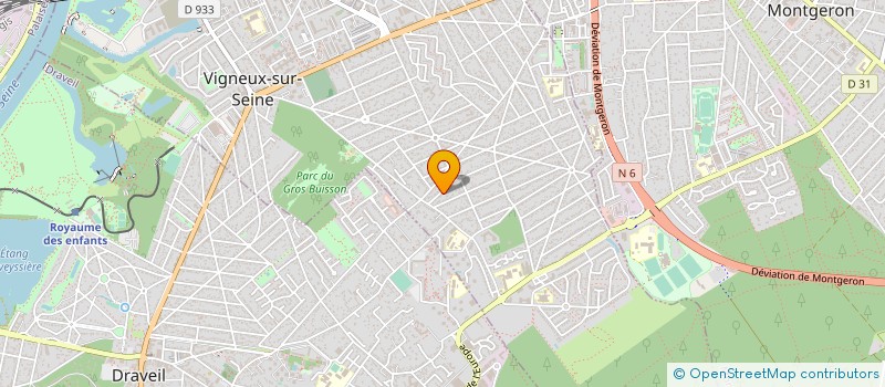 localisation de l'entreprise ALLART PLOMBERIE CHAUFFAGE à VIGNEUX-SUR-SEINE