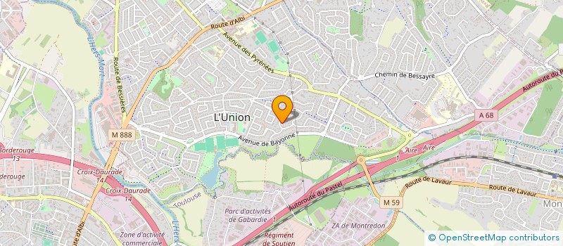 localisation de l'entreprise ALLARY à L'UNION
