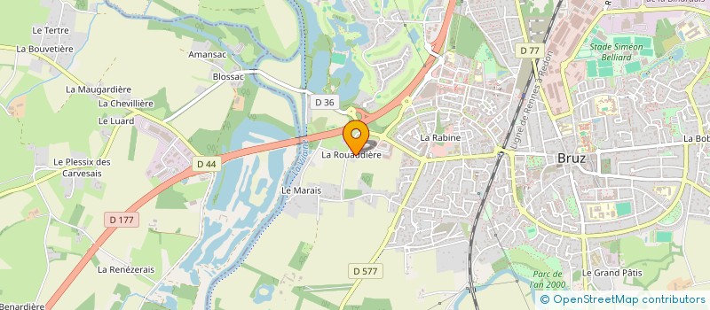 localisation de l'entreprise ALLAU  BRUZ
