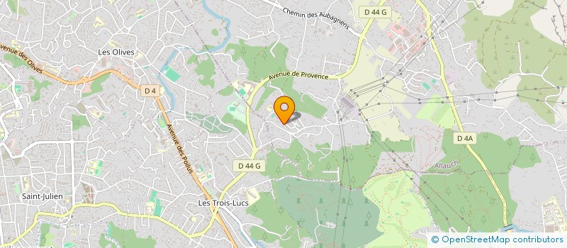 localisation de l'entreprise ALLAUCH CONSEIL GESTION SERVICES  MARSEILLE