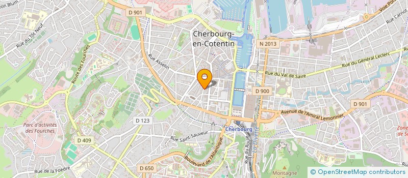 localisation de l'entreprise ALLAUGIF à CHERBOURG-EN-COTENTIN