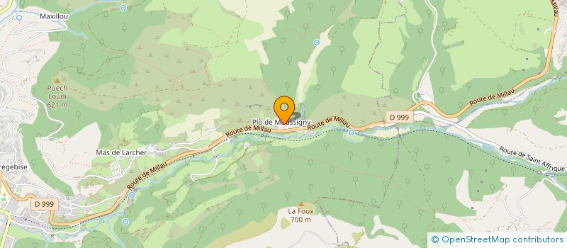 localisation de l'entreprise ALLAURI  SAINT-AFFRIQUE