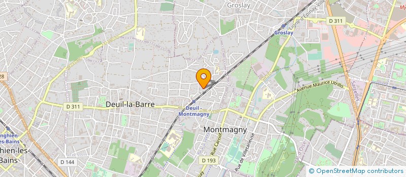 localisation de l'entreprise ALLAUTO  DEUIL-LA-BARRE