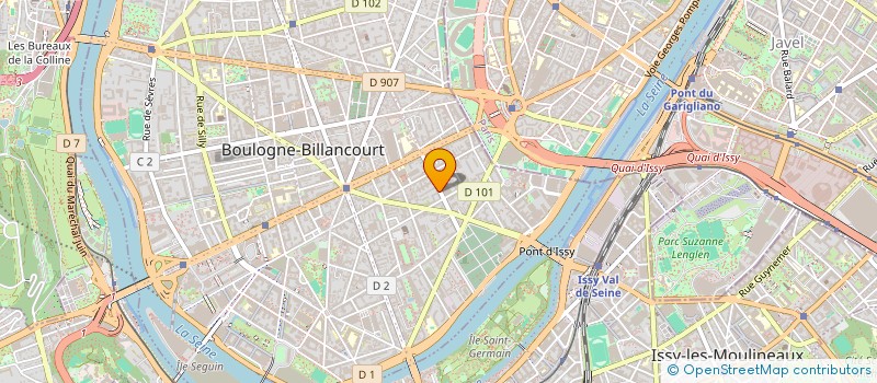localisation de l'entreprise ALLBAT à BOULOGNE-BILLANCOURT