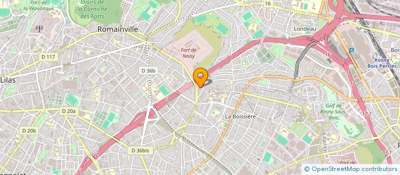 localisation de l'entreprise ALLBAT SERVICES à NOISY-LE-SEC