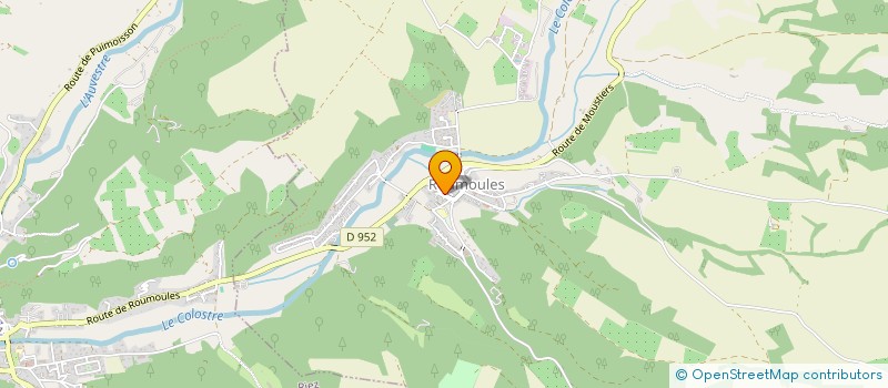 localisation de l'entreprise ALLBON  ROUMOULES