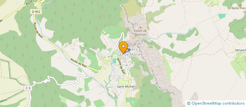 localisation de l'entreprise ALLBON BRUNCH à MOUSTIERS-SAINTE-MARIE