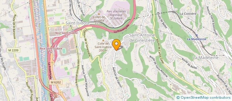 localisation de l'entreprise ALLCATREL à NICE