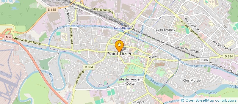 localisation de l'entreprise ALLCEA 13 à SAINT-DIZIER