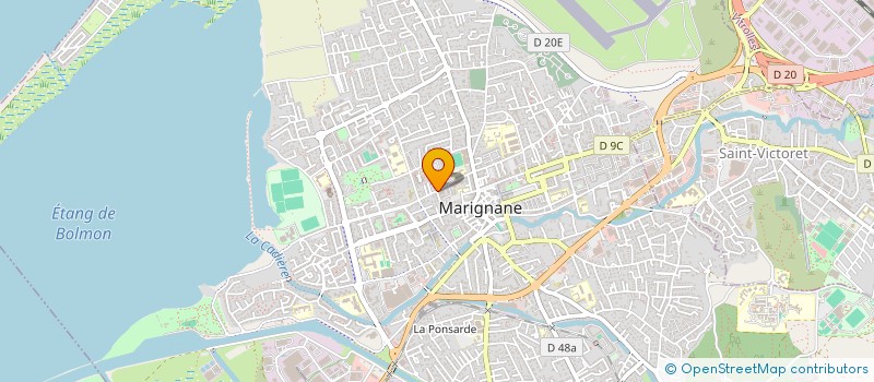 localisation de l'entreprise ALLCOM à MARIGNANE