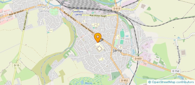 localisation de l'entreprise ALLCOM à JARNY