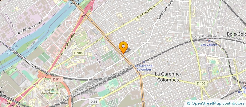 localisation de l'entreprise ALLCOM à COLOMBES