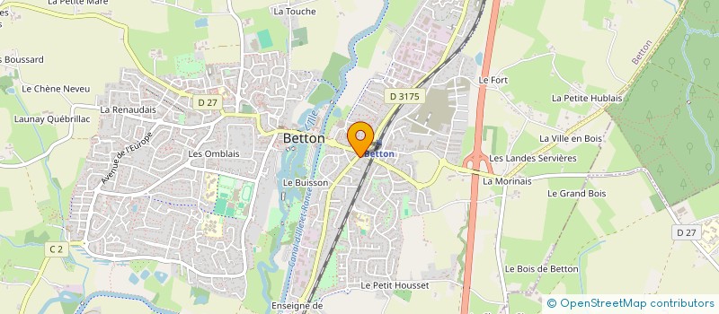 localisation de l'entreprise ALLCOM  BETTON