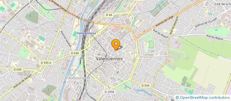 localisation de l'entreprise ALLDANCE à VALENCIENNES