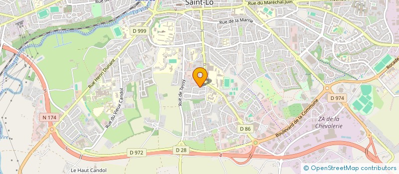 localisation de l'entreprise ALLDIGITAL  SAINT-LO