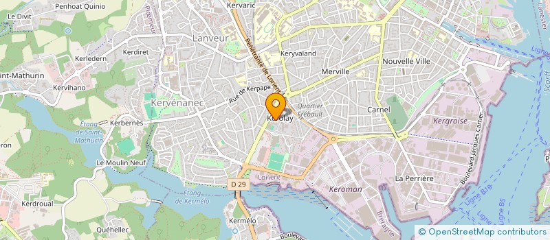 localisation de l'entreprise ALLDOM  LORIENT