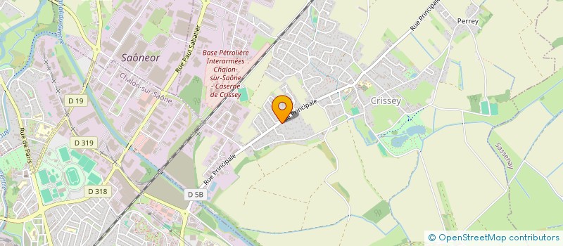 localisation de l'entreprise ALLEA  CRISSEY