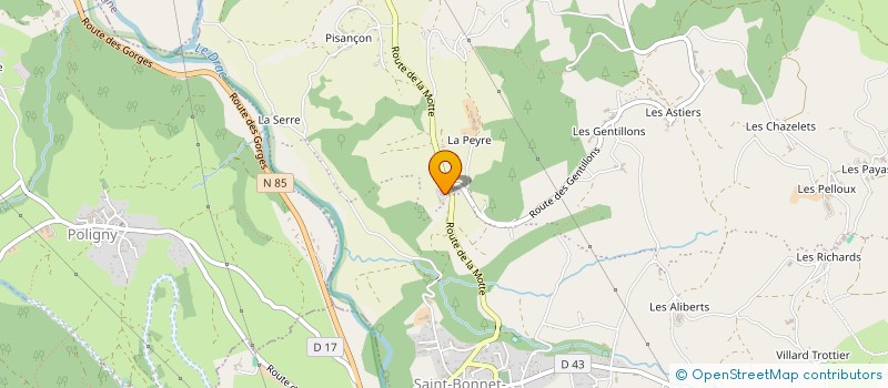 localisation de l'entreprise ALLEC  SAINT-BONNET-EN-CHAMPSAUR