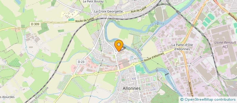 localisation de l'entreprise ALLECDIS à ALLONNES