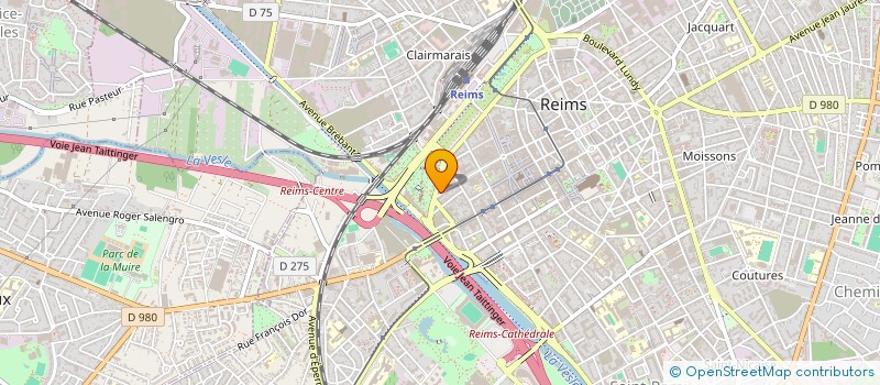 localisation de l'entreprise ALLEE DE L'ETANG  REIMS