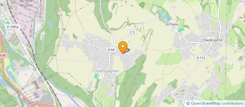 localisation de l'entreprise ALLEE DES BOUVREUILS  CHAMPAGNIER