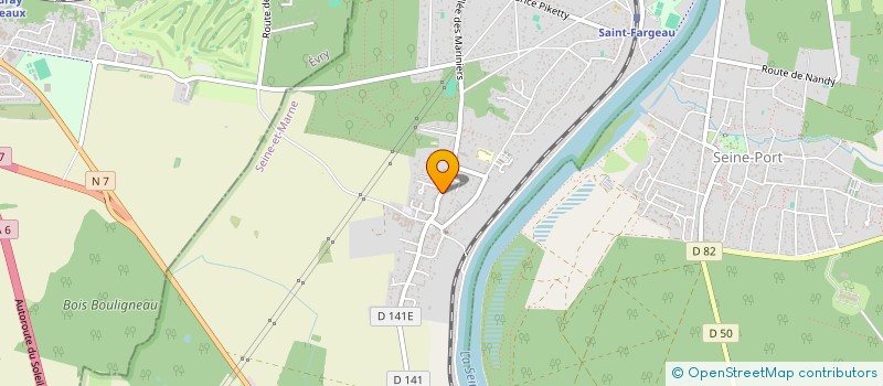 localisation de l'entreprise ALLEE DES FOUGERES  SAINT-FARGEAU-PONTHIERRY