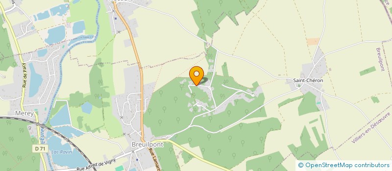 localisation de l'entreprise ALLEE DES JOCKEYS  MEREY