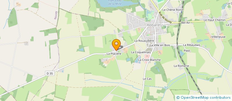 localisation de l'entreprise ALLEE DES PEUPLIERS à ABBARETZ