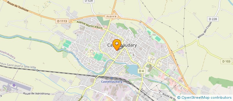 localisation de l'entreprise ALLEE DU CASSIEU  CASTELNAUDARY