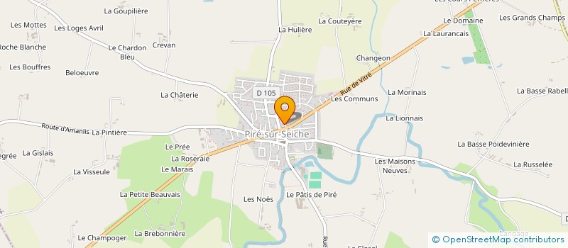 localisation de l'entreprise ALLEE DU CHEMIN VERT  BAIS