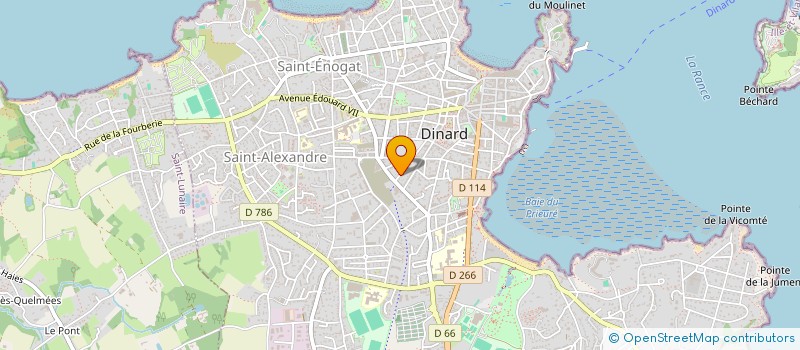 localisation de l'entreprise ALLEE DU MOULIN  SAINT-BRIAC-SUR-MER