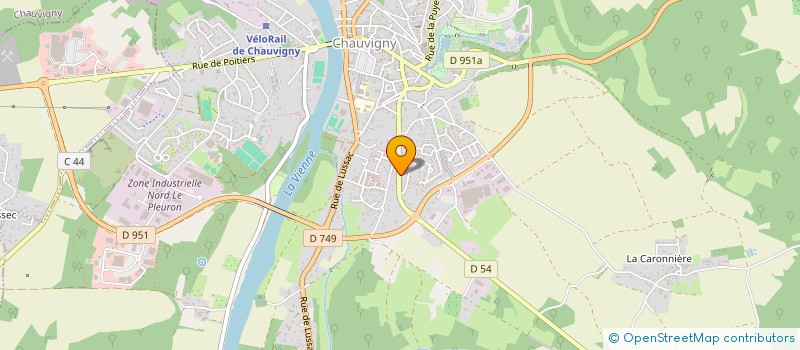 localisation de l'entreprise ALLEE MATISSE 1  CHAUVIGNY