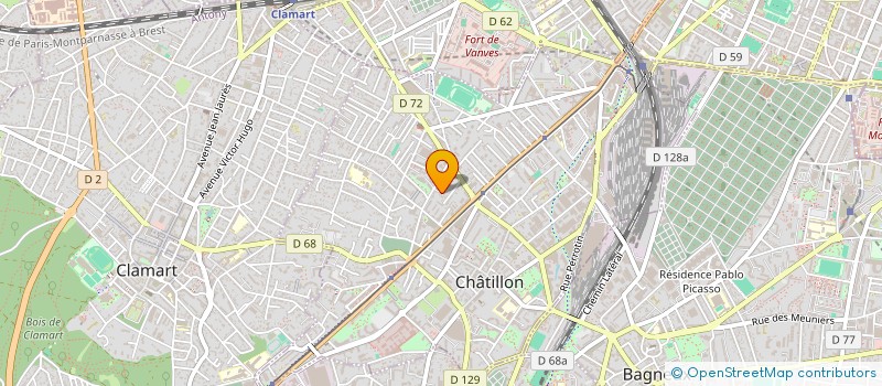 localisation de l'entreprise ALLEE NOUVELLE  CHATILLON