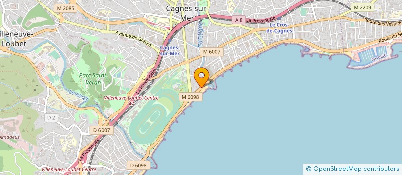 localisation de l'entreprise ALLEES ET JARDINS à CAGNES-SUR-MER