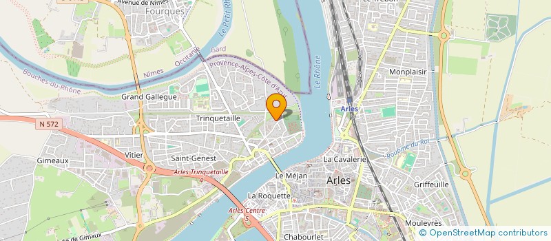localisation de l'entreprise ALLEGE DU RHONE à ARLES