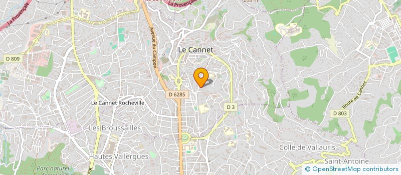 localisation de l'entreprise ALLEGO CONSEIL ET ASSURANCES à LE CANNET