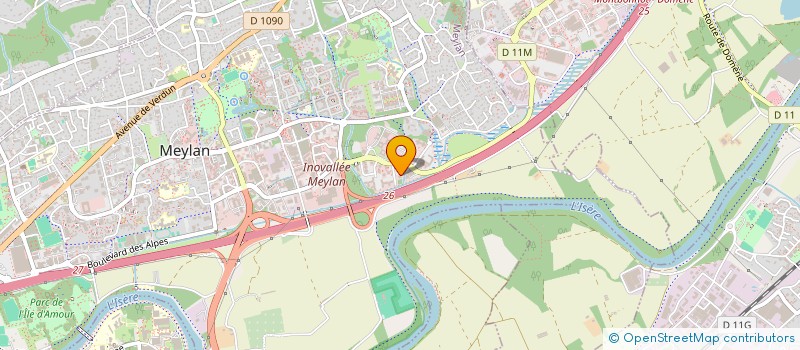localisation de l'entreprise ALLEGORIA 75-22  MEYLAN