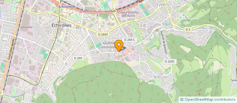 localisation de l'entreprise ALLEGORIA à ECHIROLLES